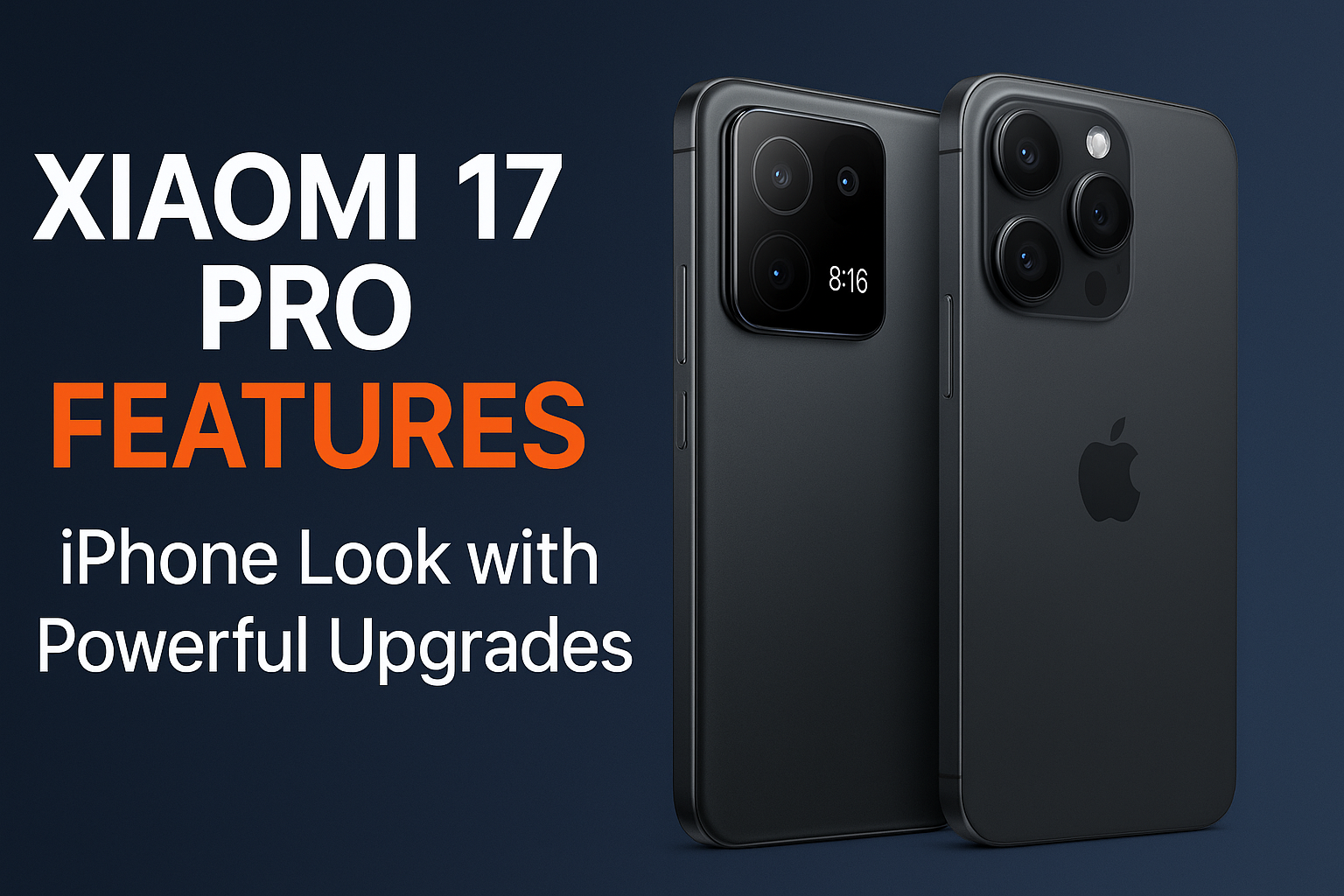 Xiaomi 17 Pro vs iPhone 17 Pro: Stunning iPhone Look with Powerful Features