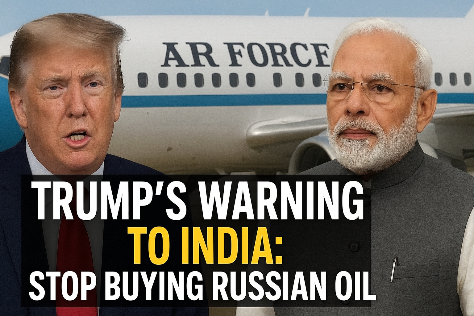 India–Russia Oil Trade Under U.S. Pressure: Trump’s Tariff Warning and Modi’s Balancing Act